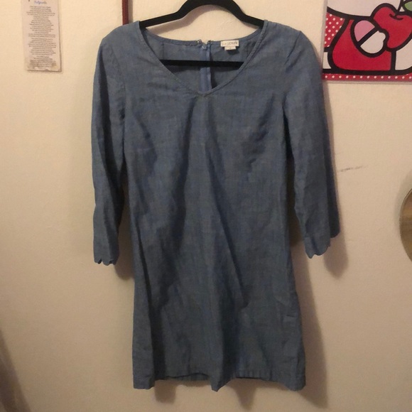 Denim straight J Crew dress - Picture 2 of 6